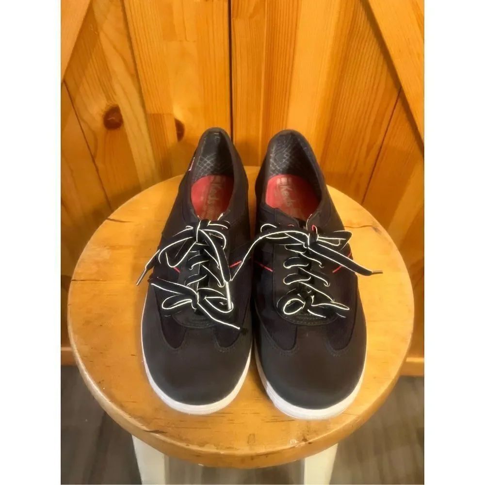 Keds Womens WF46598M Size 8.5 Blue Lace Up Casual Tennis Sneakers